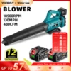 NEWBENY Electric Air Blower Efficient Speed Adjustable Cordless Household  Leaf Dust Snow Cleaner Tool For Makita 18V Battery 1