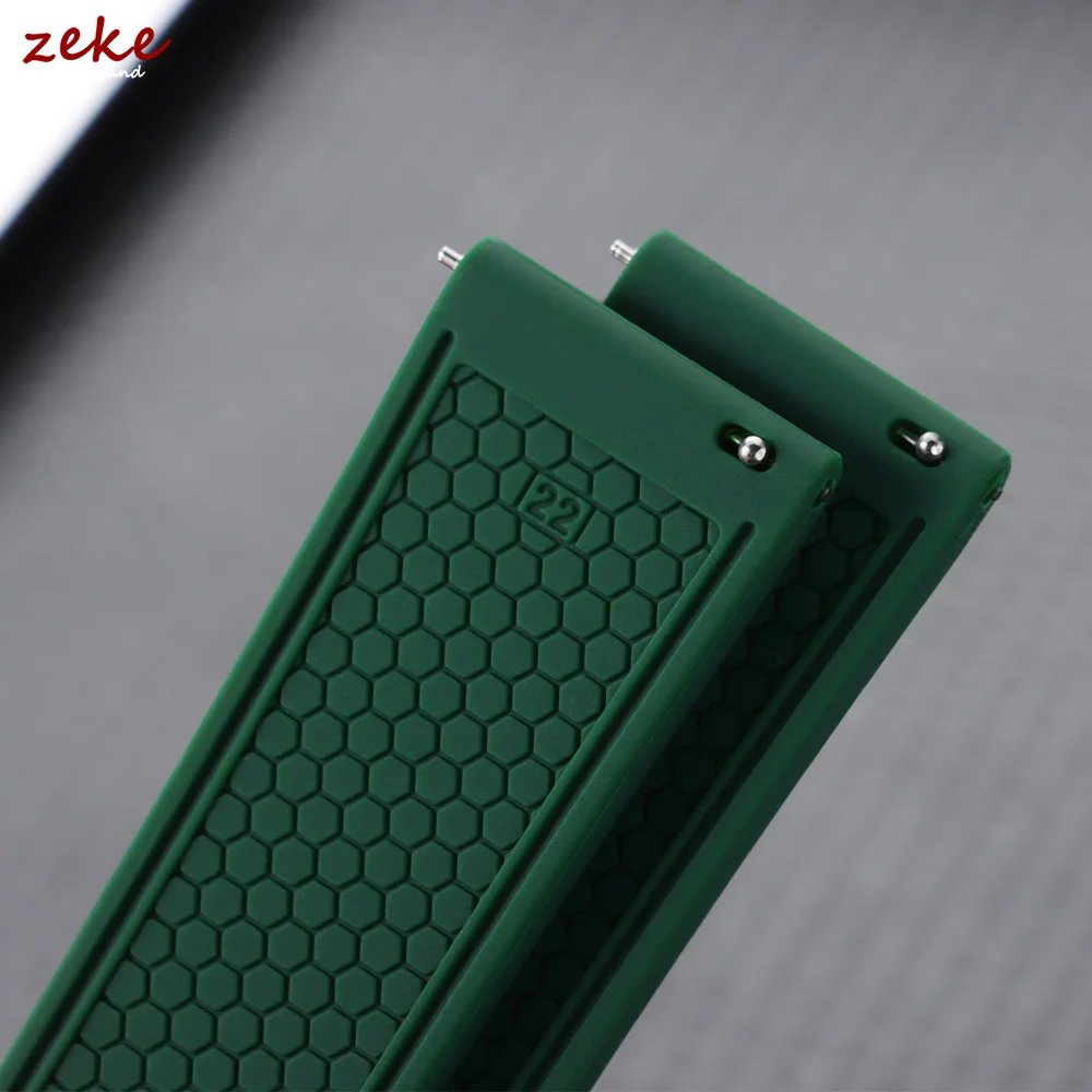 Universal Sports Silicone Watchband - 20mm/22mm Waterproof Rubber Strap