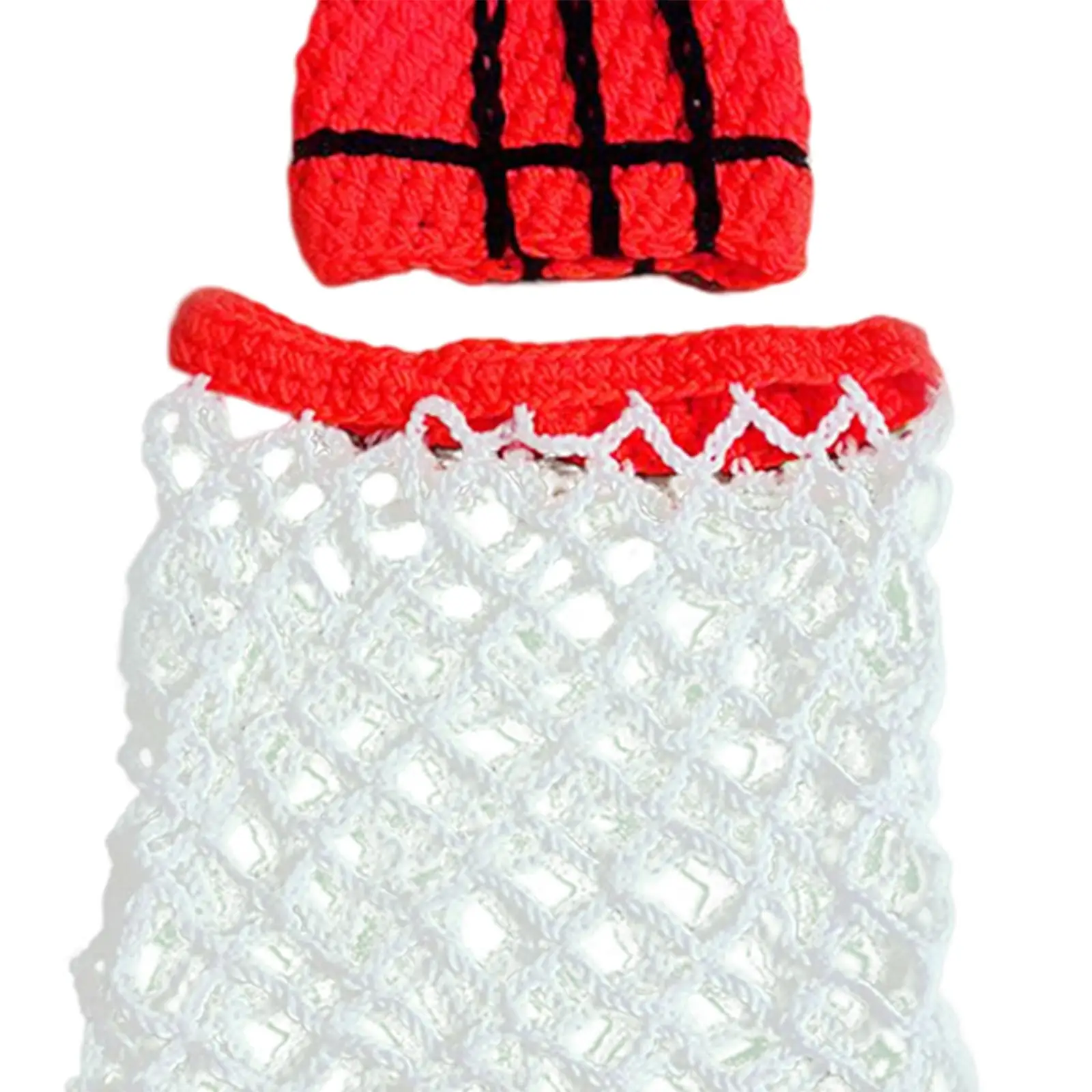 2Pcs Newborn Basketball Crochet Costume Kids Costumes Set Infant Photography Props