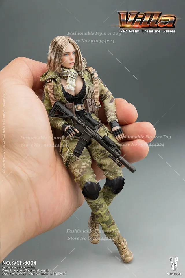 VERYCOOL VCF-3004 1/12 Women Soldier Villa Palm Treasure Series Mc