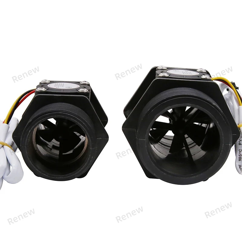 Water Flow Sensor Dc3.5-24v Nylon Liquid Flowmeter Npn Hall Flow Sensor Water 1.75mpa 1/2" 3/4" 1" 2" Fluid Switch