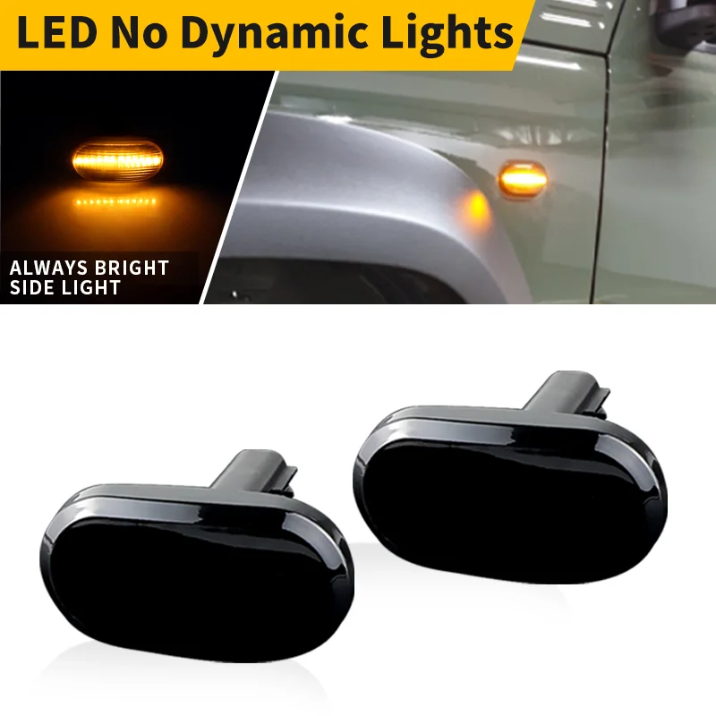 luce dinamica luci segnale Dinamica Luce Indicatore Laterale Indicatore Direzione Ripetitore Lampeggiante Per Suzuki Per Jimny Per Sierra Per JB74W Per JB64W Per JB23W Indicatore direzione LED(Dynamic