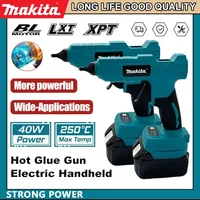 Makita – pistolet à colle chaude électrique portatif sans fil, outil de réparation de bricolage, soudage thermofusible, pistolet à Air chaud, buse Anti-brûlure pour batterie 20V 1