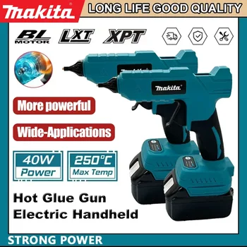 Makita Cordless Electric Handheld Hot Glue Gun Repair DIY Tool Hot Melt Welding Hot Air Gun Anti-scald Nozzle for 20V Battery 1