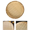 Bamboo Woven Dustpan Storage Basket Bamboo Product Basket Storage Basket Wash Vegetables Drain Water To Rice Basket Fruit Basket 5