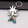 Sonics Keychain Double-sided Cartoon Keychain Anime Movie Derivative Peripherals Backpack Pendant Accessories Kids Birthday Gift 3