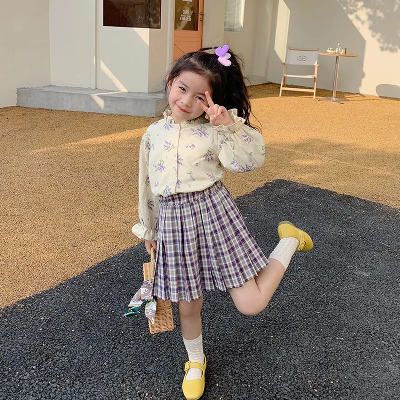 2022 New Fashion Suits Shirts Skirts Spring Clothing Boutique Kids