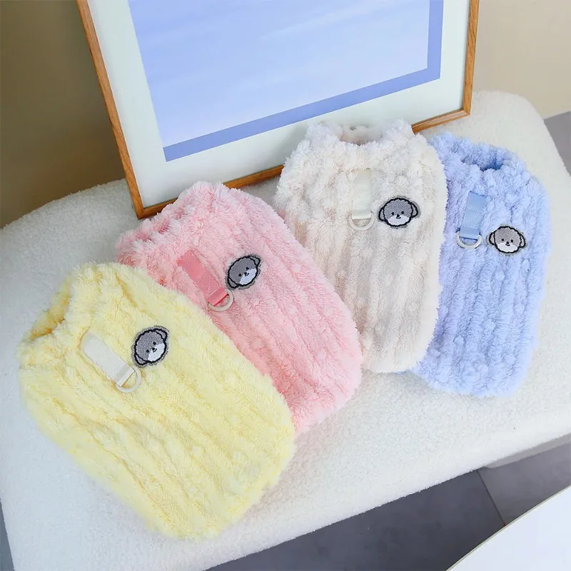 

Soft Fleece Pet Dogs Clothes For Small Medium Dogs Winter Warm Puppy Cat Vest Chihuahua Jacket Teddy Yorkie Sweater Clothes