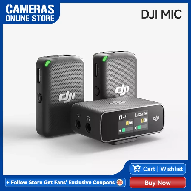 DJI Mic 2 Clip-On Transmitter/Recorder with Built-In Microphone