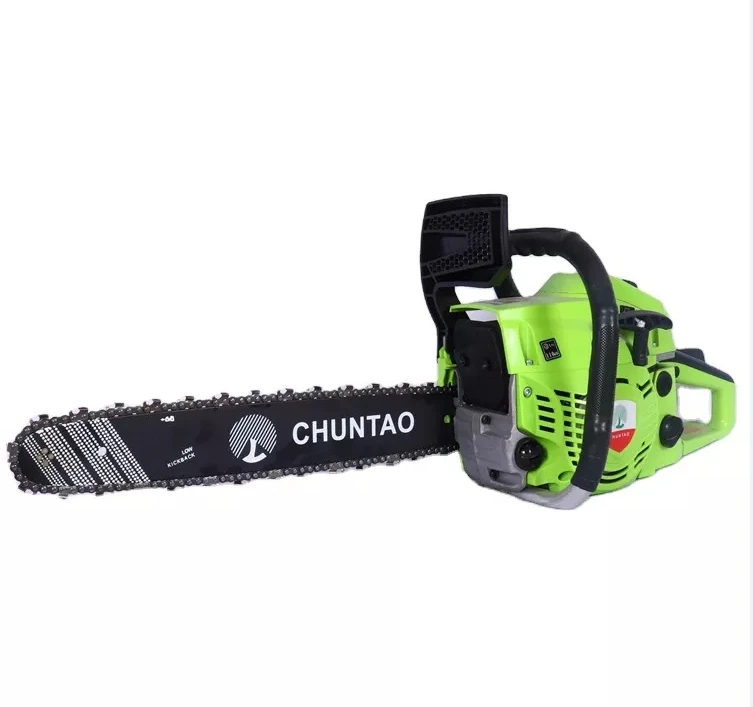Classic China Powered 52CC Complete Chainsaw Spare Part Gasoline Chainsaw Wood Cutting Saw Machine For Garden
