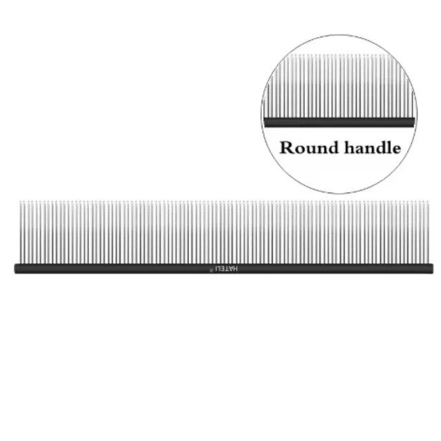 19cm Light Aluminum Pet Comb Professional Dog Grooming Cat Comb Cleaning Hair Trimmer Brush Accessories 5 Colors Optional 6