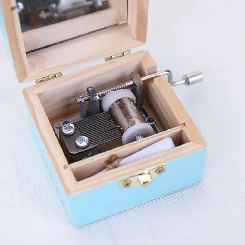 Creative Unicorn Wooden Music box Hand-Cranked Girls Jewelry Musical Box Toy Child Baby Game Box Special Souvenir Gift