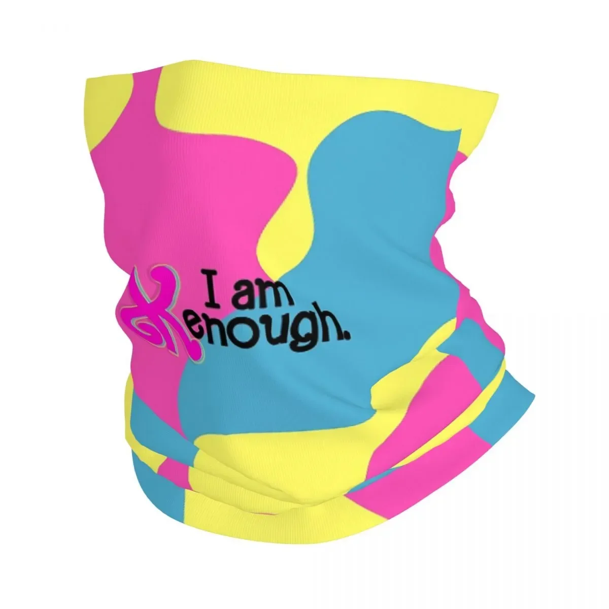 

Colorful I Am Kenough Bandana Neck Cover Printed Mask Scarf Multifunctional Headband Hiking for Men Women Adult Windproof
