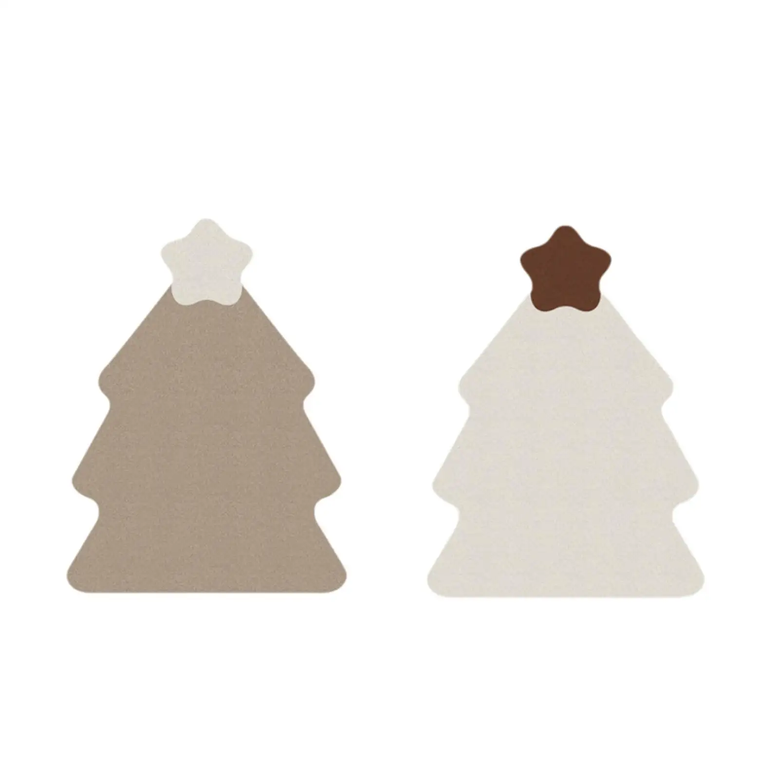 Felt Bulletin Board Christmas Tree Shaped Lightweight Portable Display Photos Memo Board for Reminders Cards Notes Pictures Cafe