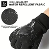 RIGWARL Autumn Cycling Gloves Men Gloves Touch Screen Windproof Sports Gloves Warm Thermal Fleece Running Ski Cycling Gloves 6