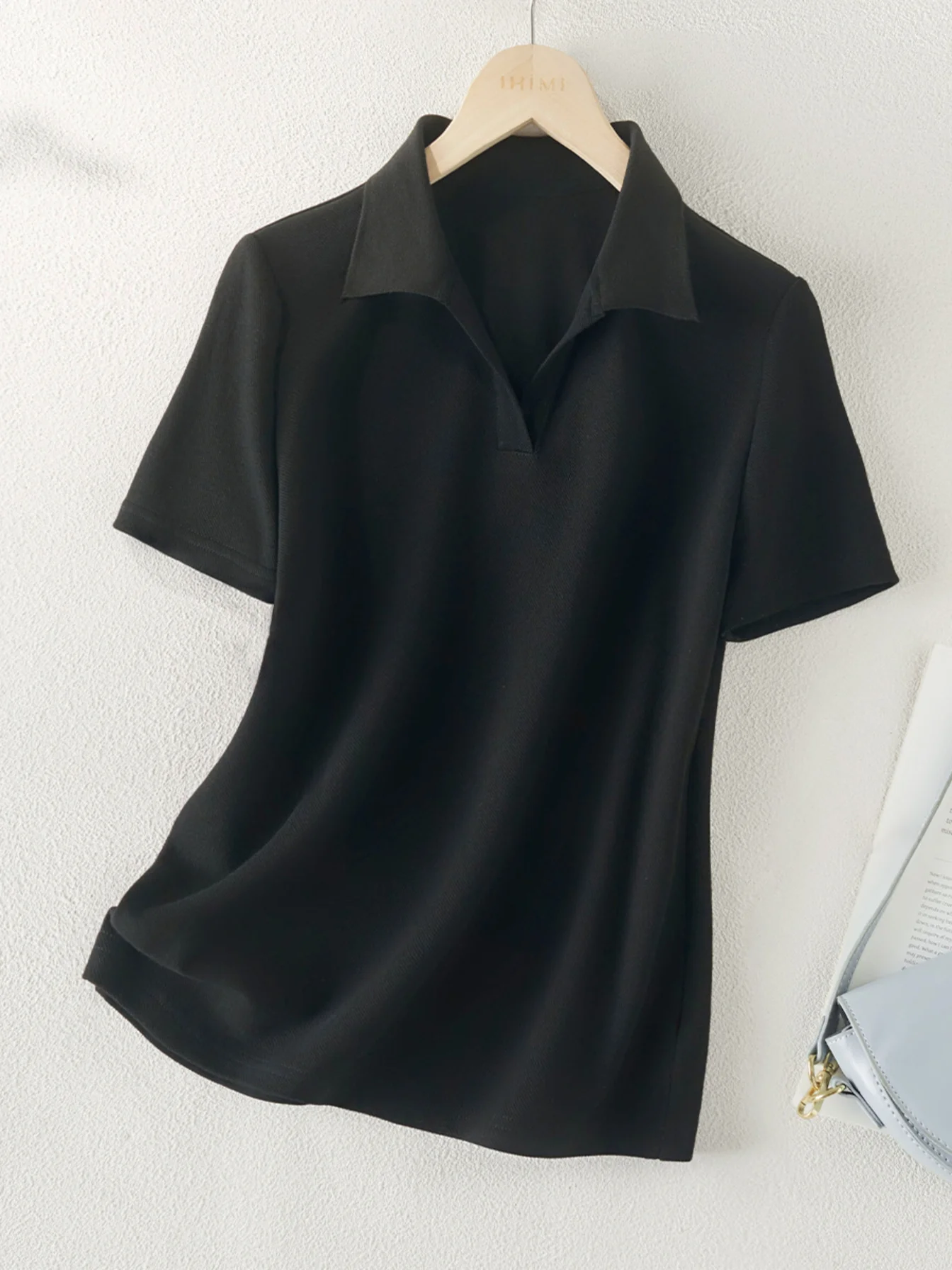 camiseta-retro-con-cuello-de-polo-y-cuentas-para-mujer-camiseta-sencilla-de-manga-con-mosca-pequena-novedad-de-verano-2024