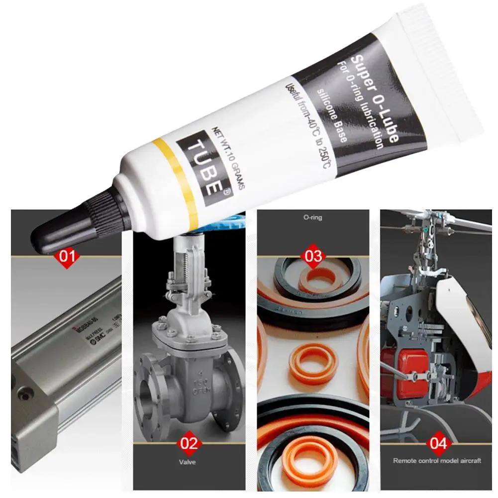 1 Pc Waterproof Food Grade Silicone Grease Lubricant Home Improvement Adhesives Sealers Coffee Machine O Lubrication