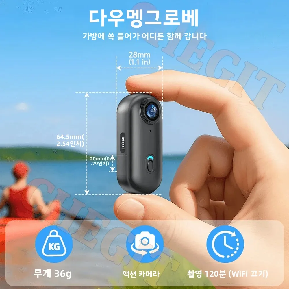 4K HD 오토바이 미니 레코더 핑거 WIFI 액션 카메라 경량 POV 오토바이 로드 스포츠 캠 자전거 브이로그 애완동물 바디 카메라