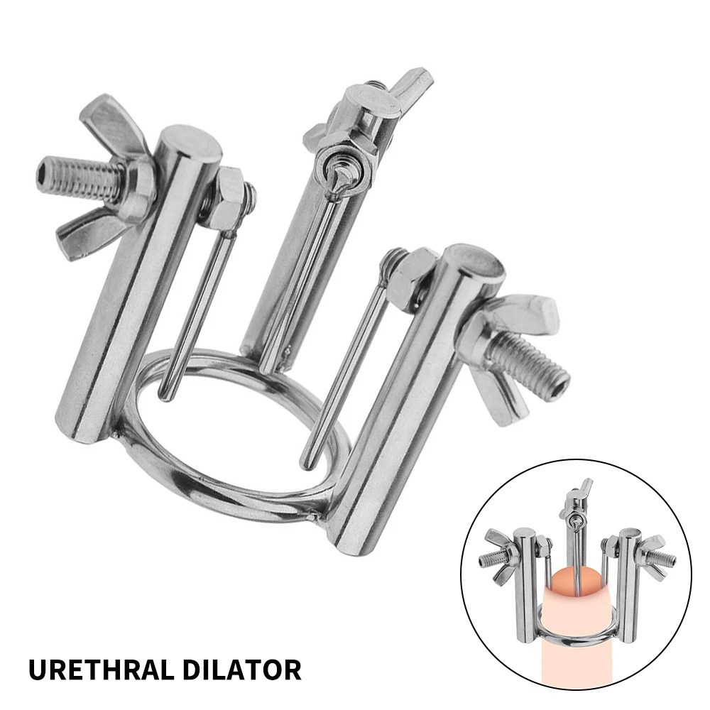Penis Sex Toys Urethral Dilator Adjustable Dilator Vaginal Anus Speculum for Men Women Couples