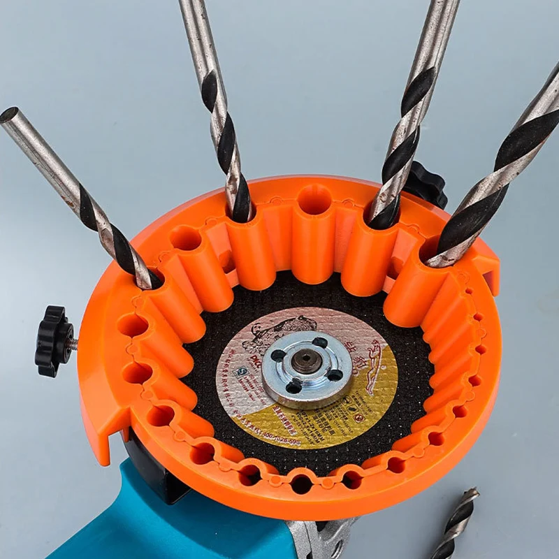 Drill Bit Sharpener Upgrade 118 Degree Angle Grinder Drill Bit Sharpener Power Drill Bit Grinding Tool for 2-13mm Bits Powered Tool Part