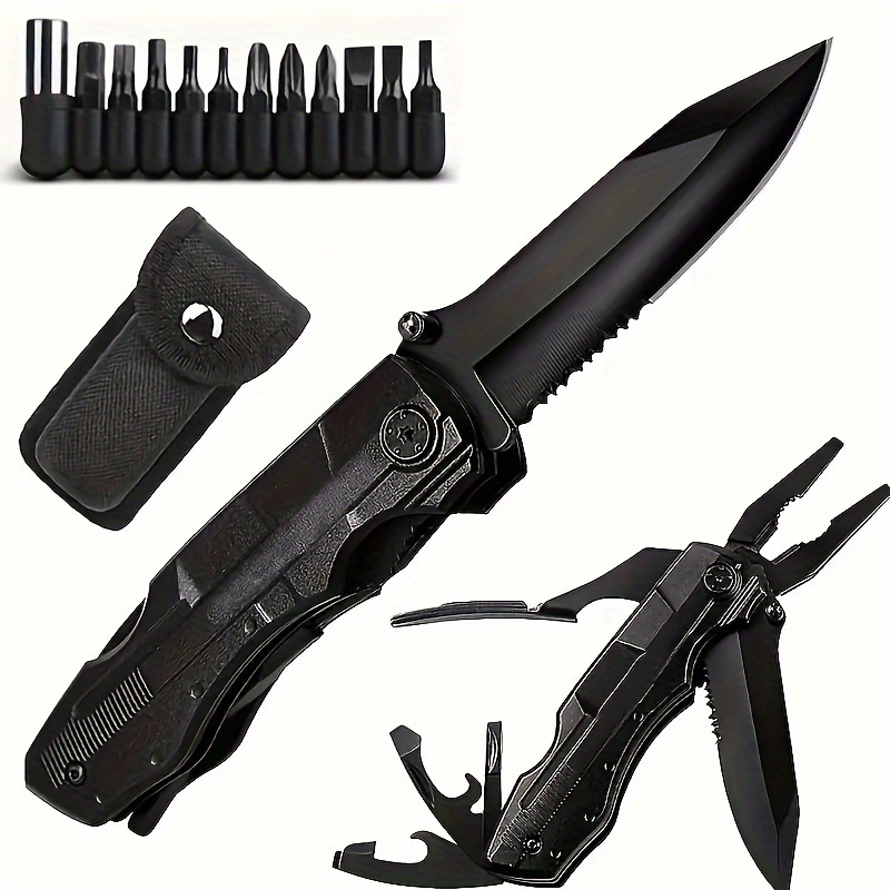 Valentine'S Day, Pocket Knife Multi-functional Folding Knife, Birthday Gift For Husband Boyfriend, Cool Outdoor Camping Hiking