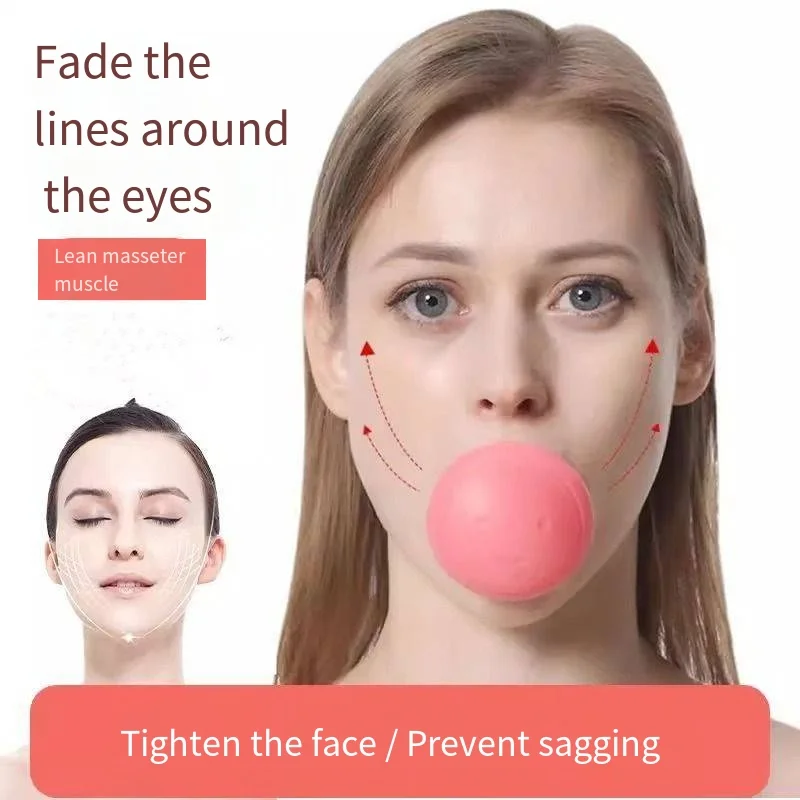 أداة رفع الوجه من السيليكون على شكل حرف V، أداة رفع الوجه، أداة رفع الوجه، إزالة التجاعيد الرفيعة المزدوجة، تمرين التنفس