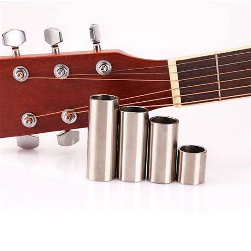 Stainless Steel Metal Guitar Slide Slider Finger Knuck String Slides