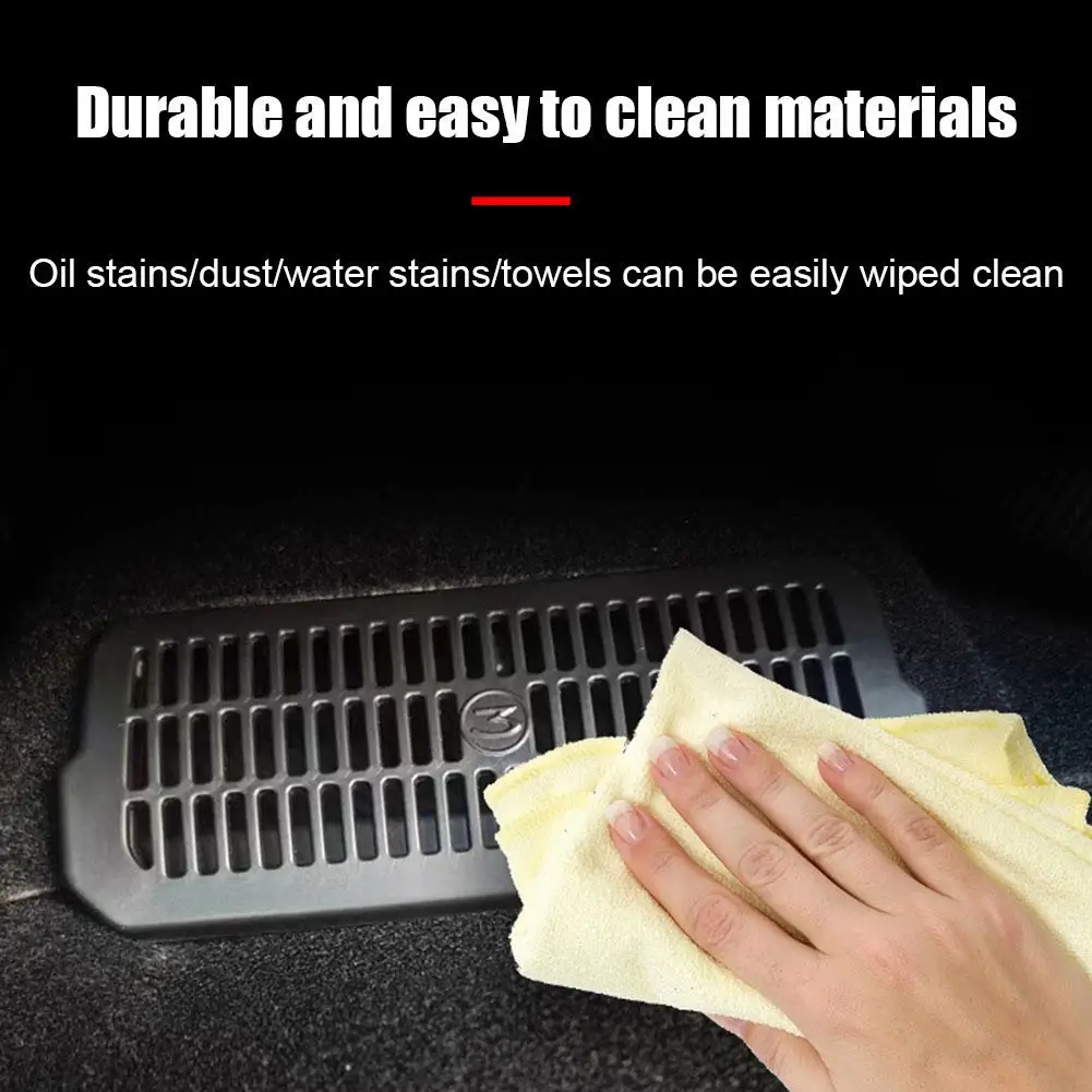 테슬라 하이랜드 2024 시트 하부 공기 배출구 보호 커버, 먼지 커버, 실내 장식, 개조 액세서리