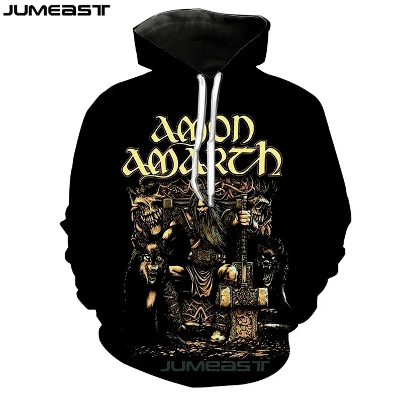 Jumeast Men Women Sweatshirt Amon Amarth Oversized Coat Streetwear Harajuku Casual Pullover Fashion Funny Spring Autumn Hoodies 2