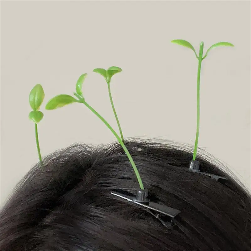 Funny Little Bean Sprouts Grass Hair Clips 20/10/5/3/1PCS hair clips hair accessories
