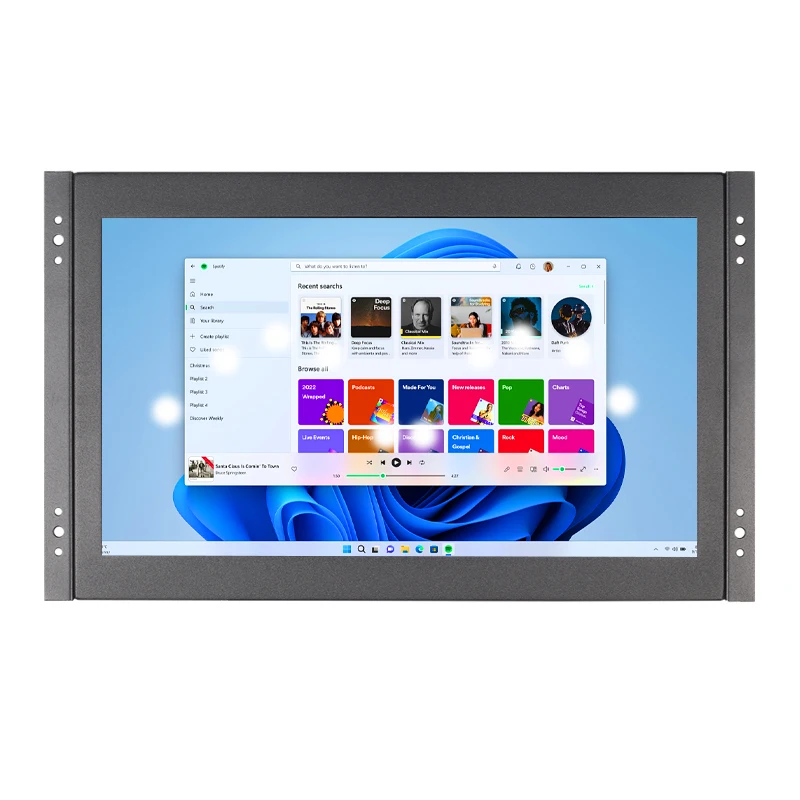 고휘도 1000니트 13.3인치 1920*1080 오픈 프레임 임베디드 산업용 터치 스크린 모니터 HDMI VGA USB 지원 야외용