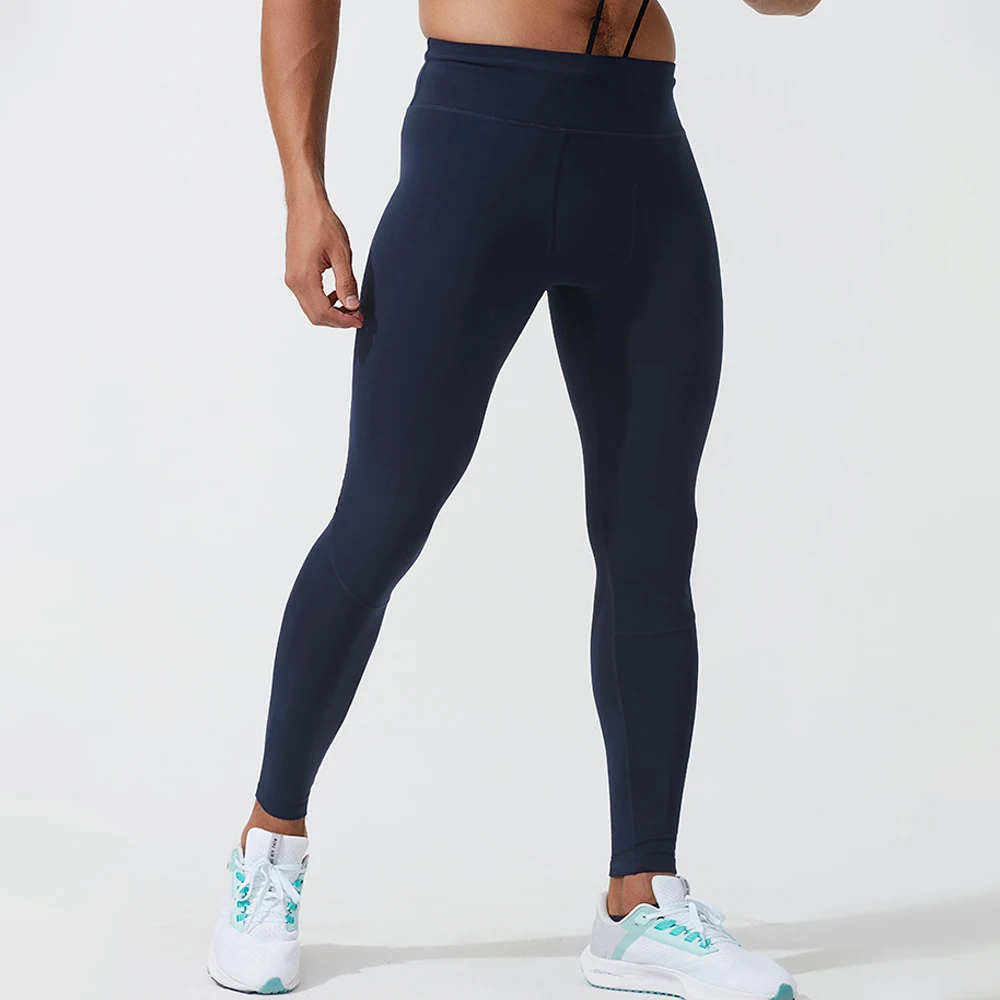 Mens Fitness Tights Workout Male Jogging Trousers Gym Running Pants Men Compression Leggings Pocket Training Sport LongUnderwear sports leggings,compression pants