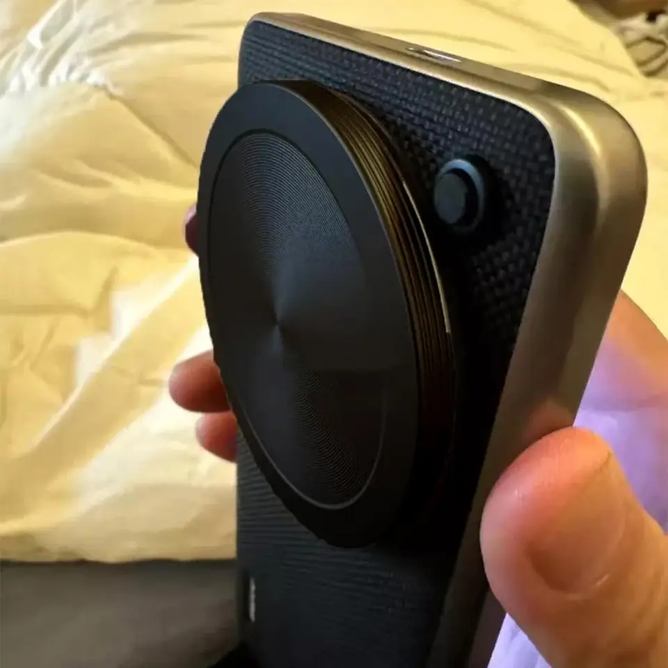 Copriobiettivo In Lega Di Alluminio Nero Per Xiaomi 15 Ultra, Antipolvere E Antigraffio, Con Attacco Magnetico A Sgancio Rapido