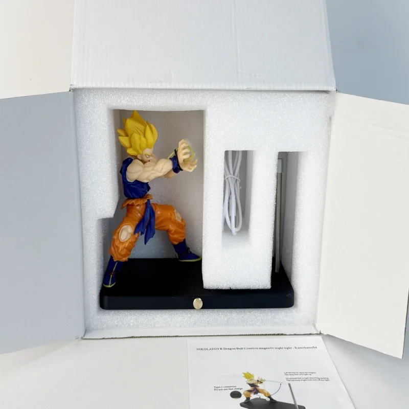 ドラゴンボール　孫悟空　フィギュア　電気 デスクライト アニメドラゴンボール孫悟空ナイトライトタッチカメハメハ磁気