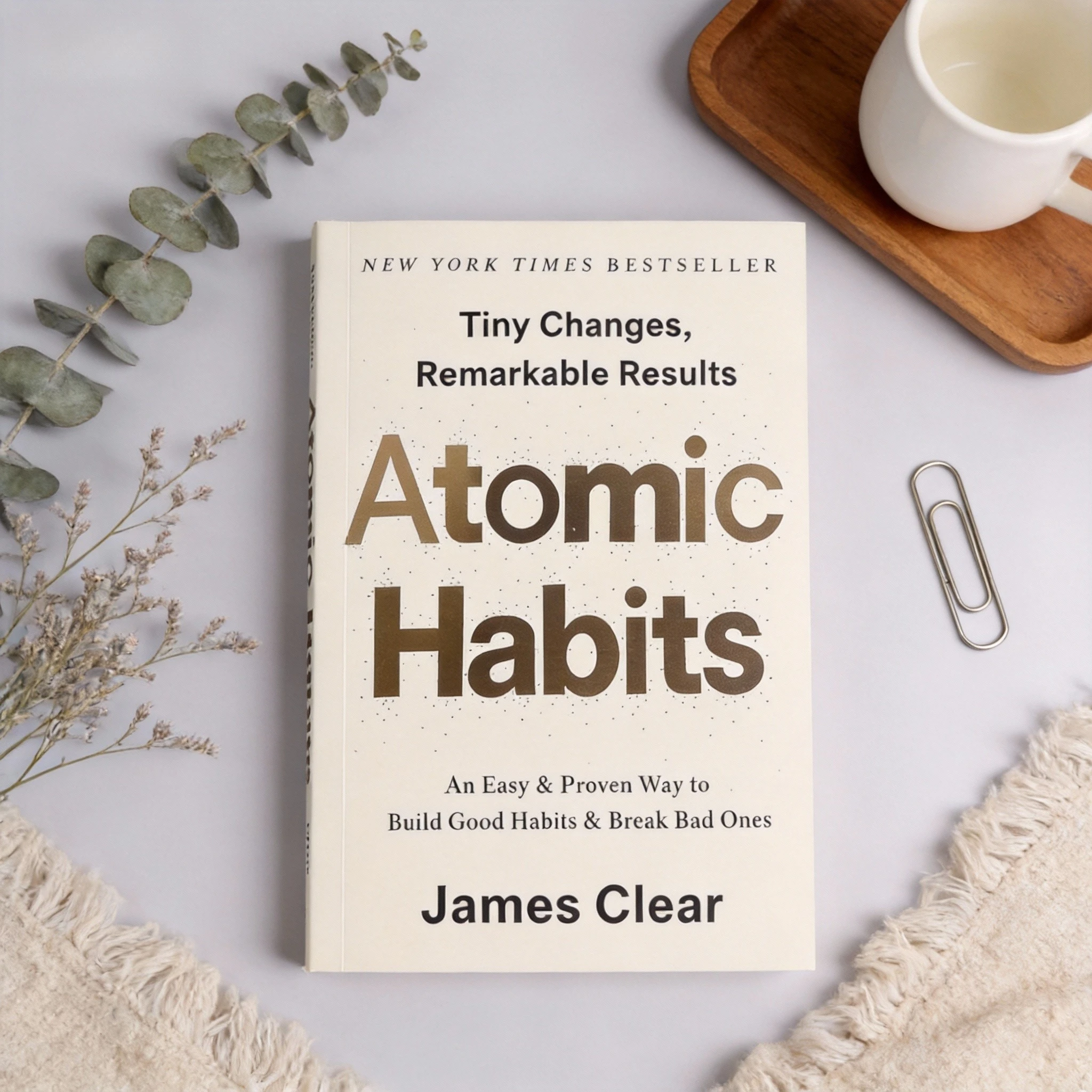 Atomic Habits: Bestseller-Selbsthilfebuch – Einfache und bewährte Methode zum Aufbau guter Gewohnheiten und zum Aufhören schlechter Gewohnheiten für persönliches Wachstum