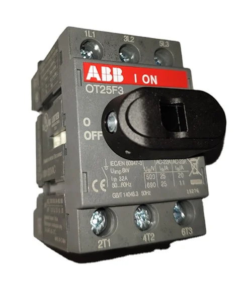 

Industrial automation ABB-China T5N400 PR221DS-LSI R400 FF 3P 1SDA054317R1 Moulded Case Circuit Breaker