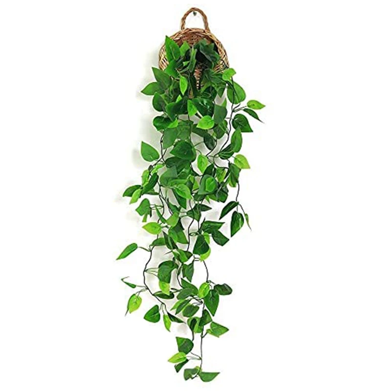 

Decorative Artificial Plants Outdoor Indoor In Hanging Baskets Outdoor Fake Plants Indoor Fake Vines For Bedroom