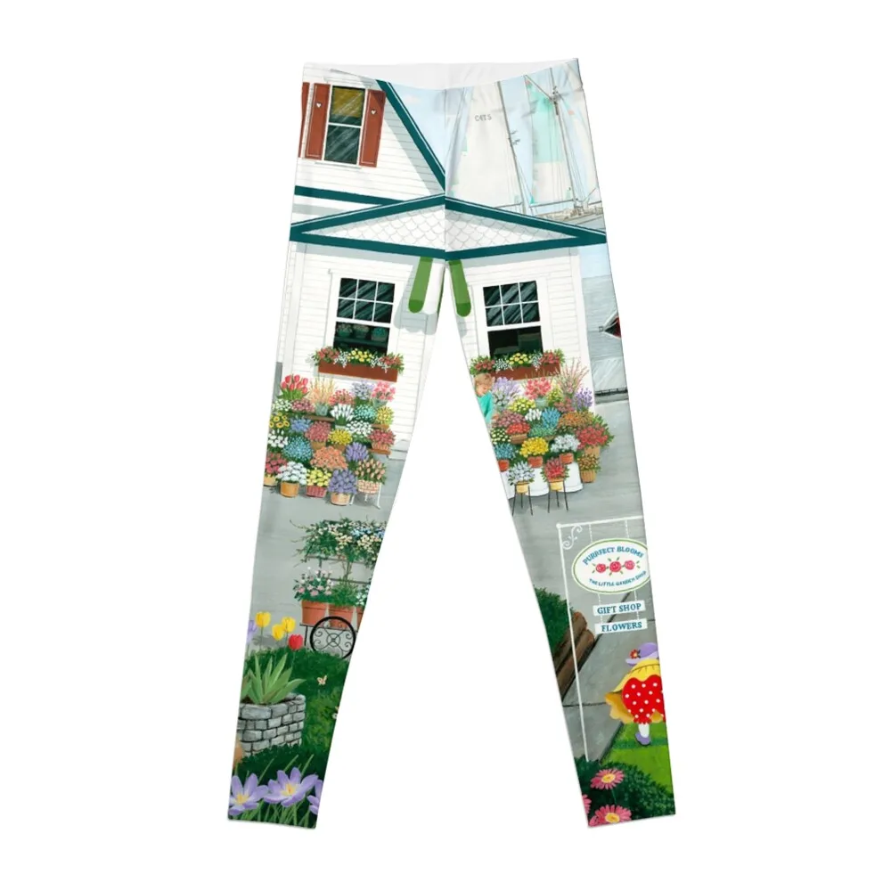 

Purr-fect Blooms Leggings gym pants Sports pants woman joggers for gym's sportswear Womens Leggings