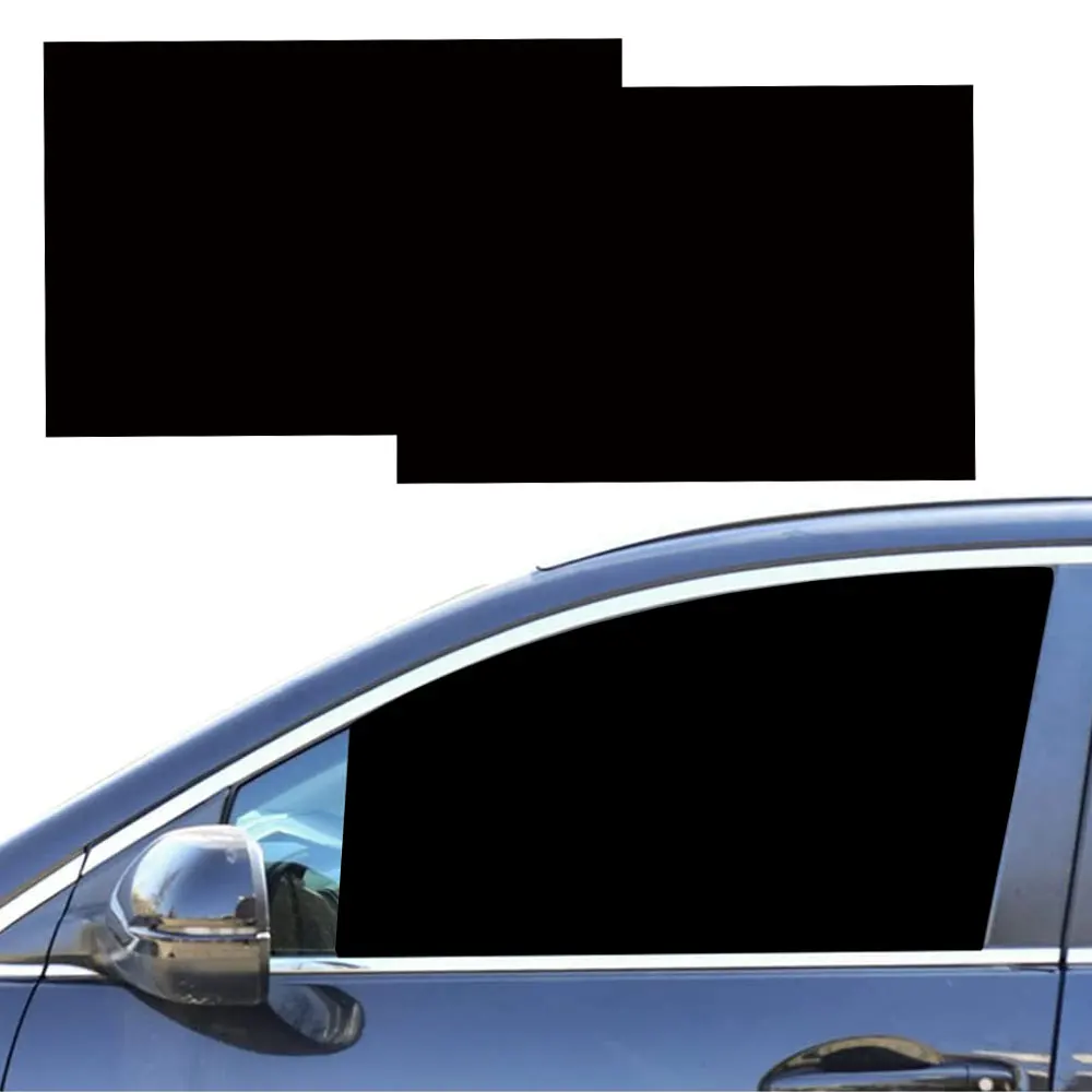 

2pcs Car Window Electrostatic Shade Sticker Sunshade Film Static Electricity UV Protector Sun Shade Solar Films Auto Accessories