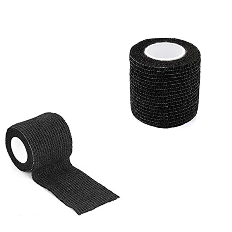 Factory  Wholesale  6/12/24/48pcs Tattoo Bandage Anti-slip Athletic Nonwoven Disposable Waterproof Self-adhesive Elastic Bandage 3