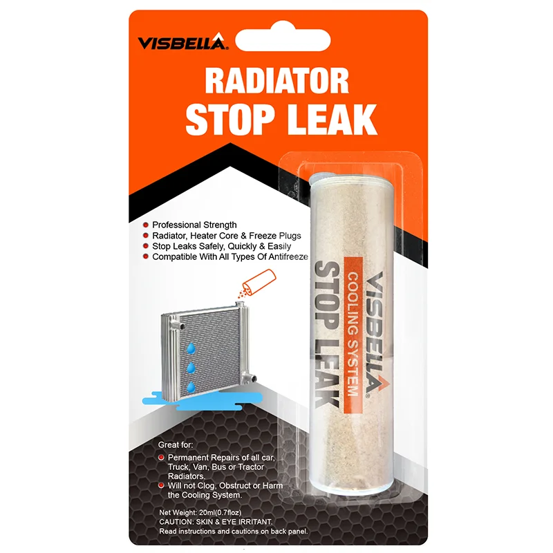 Visbella20gCarCoolingSystemSealerRadiatorStopLeakPowderCarRadiatorWaterLeakStop