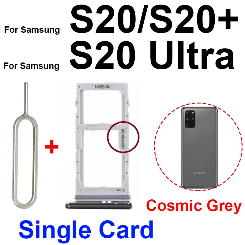 Sim Card Tray For Samsung S20 S20 Plus S20 Ultra SIM Card Slot