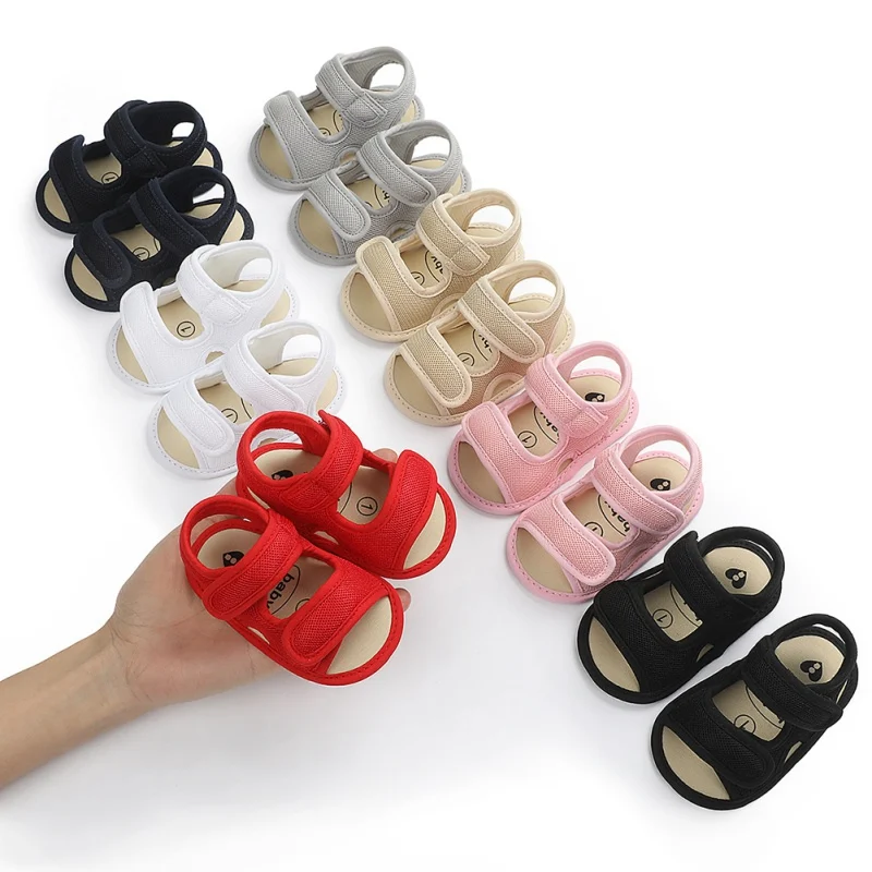 Summer Newborn Baby First Day Toddler Shoes Cute Animal Pattern Sandals Anti-Slip Soft Casual Baby Shoes