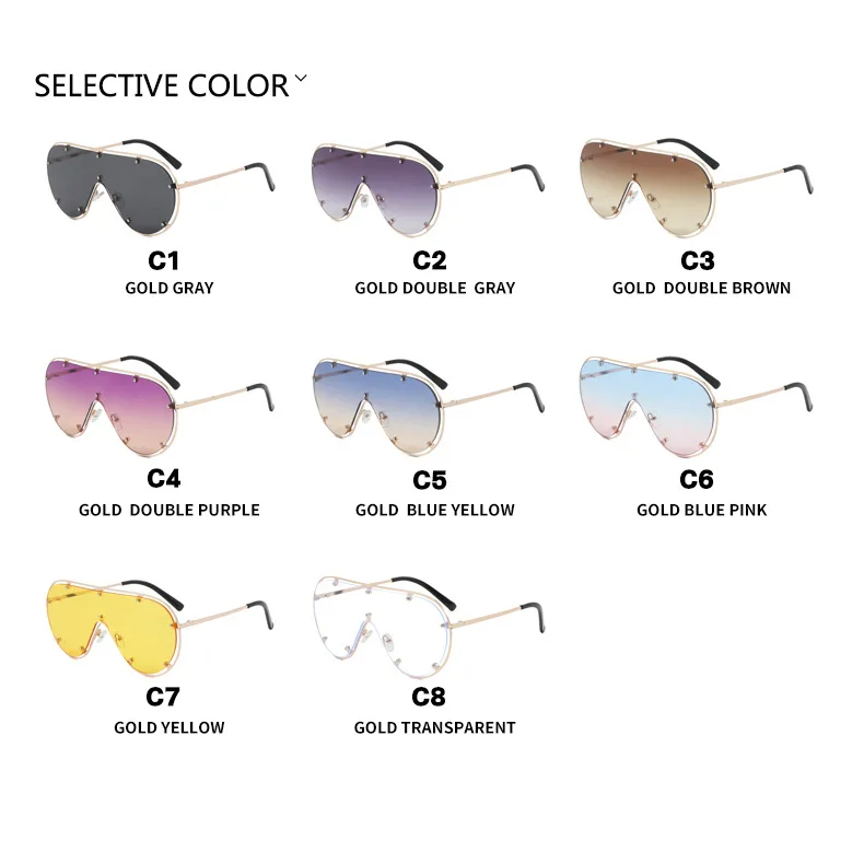 DOHOHDO Neue modische unregelmäßige Piloten-Sonnenbrille für Damen und Herren, Vintage-Designer-Damen-Sonnenbrille, trendige Damen-Sonnenbrille, UV400 – Detail 7