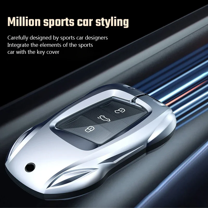 

Zinc Alloy luxury car case cover shell for VW Volkswagen Golf 8 Passat Magotan Skoda Kodiaq Octavia A7 A8 Seat Leon Mk8 cubra