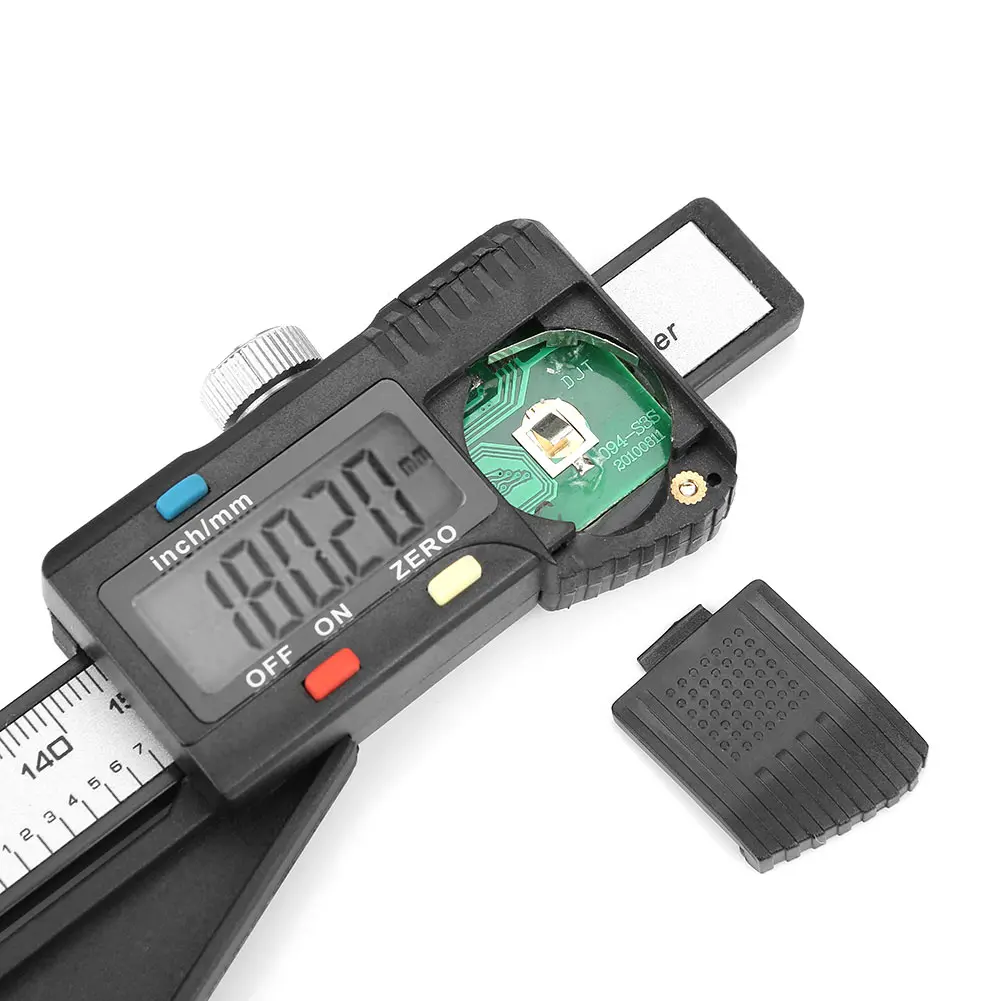 Digital Height Gauge Depth Gauge Depth Measuring Tool Height Caliper 0-150mm Digital Precision Height Aperture Gauge with Magnetic Base
