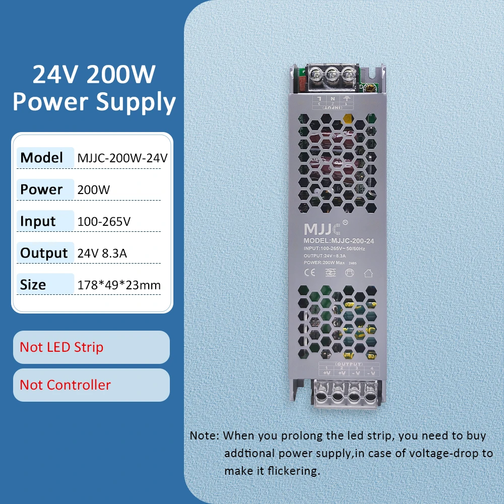 24V 200W Power Only