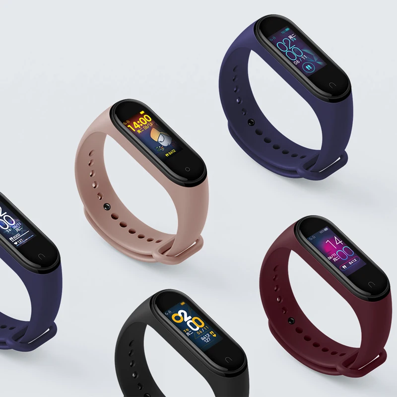 

Силиконовый ремешок для часов Xiaomi Mi band 3/4, Mi Band 3, сменный ремешок для смарт-часов mi band 4
