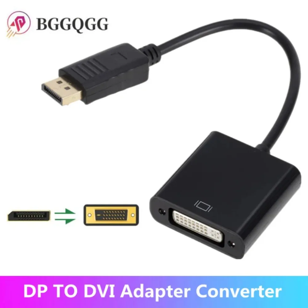 Адаптер DisplayPort-DVI для порта дисплея, 1080P