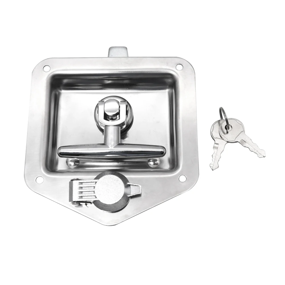 Cerradura Plegable Con Manija En T Para Puerta De Remolque, | Cuotas Sin Interés